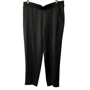 Haider Ackermann High Rise Cropped Highwater Trouser Pants Black Pockets 12